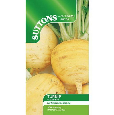 Suttons Seeds Turnip Golden Ball 1 X Seed Packet from B&Q