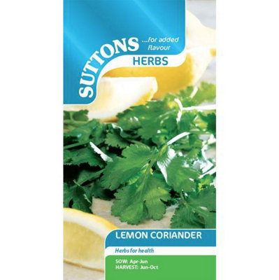 Suttons Seeds Herb Lemon Coriander 1 Seed Packet from B&Q