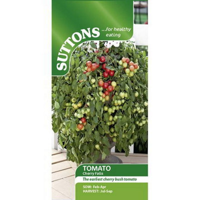 Suttons Seeds Tomato Cherry Falls 1 Packet