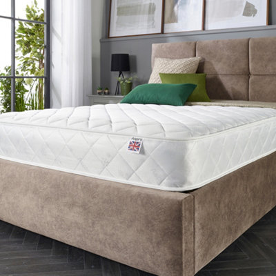 Aspire Unisex White Essentials Comfort Rolled Mattress In | : King - Image 9
