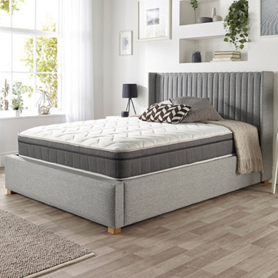 Aspire 6000 Platinum Hybrid Memory MattressSize Small Double from B&Q