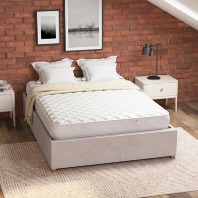 Aspire Uk Made Value Bonnell Sprung MattressSize Small Single from B&Q