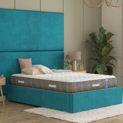 Aspire Pocket Sprung Mattress With British Wool Fillings, Size Double