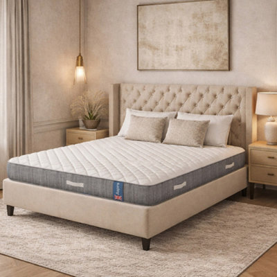 Aspire Orthoflex Pocket Hybrid Memory Foam MattressMedium Comfort Pocket Spring Mattress With 5 HandlesEco Foam Support23Cm Depth from B&Q