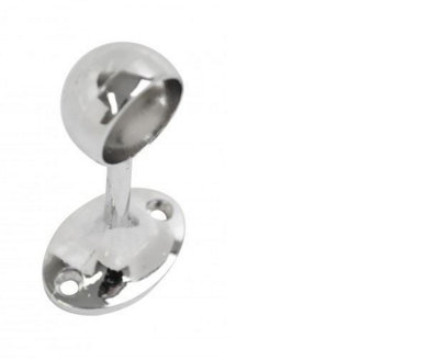Towel Rail End 19mm Cp Pack Of 1 from B&Q