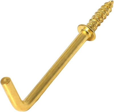 Square Dresser Hook Shouldered 38mm (1.1/2 Inch) Eb Pack Of 100 from B&Q
