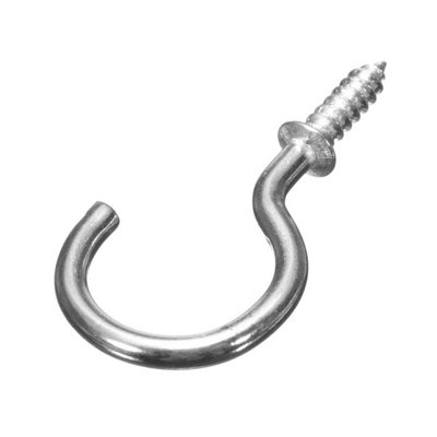 Cup HooksShouldered 32mm (1.1/4 Inch) Bzp Pack Of 100 from B&Q