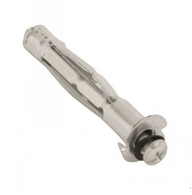 Hollow Wall Anchor M4X32mm (40mm Screw) Bzp Pack Of 100 from B&Q