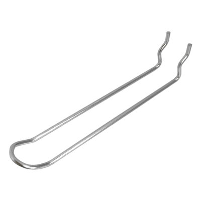 Fort Fasteners Pegboard HooksLoopedBzp 200mm (8 Inch) Bzp Premier 100 Hooks from B&Q
