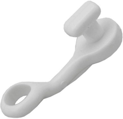 Fort Fasteners Curtain Rail Gliders To Fit Swish Nova Deluxe Track White Maxi 25 Gliders from B&Q
