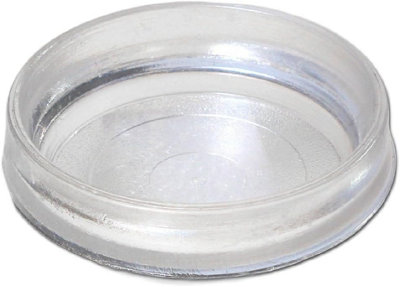 Fort Fasteners Castor CupsLarge Od 65mm (2.5/8 Inch) Clear Premier 12 Castor Cups from B&Q