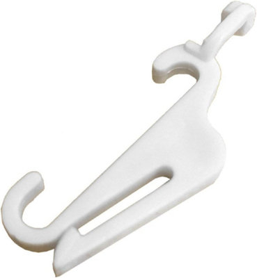 Fort Fasteners Curtain Rail Gliders To Fit Swish Fastrack Track White Maxi 20 Gliders from B&Q