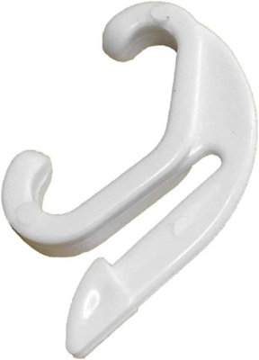 Fort Fasteners Curtain Rail Gliders To Fit Swish Valance Track White Maxi 20 Gliders from B&Q