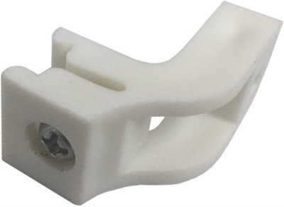 Fort Fasteners Curtain Rail Brackets To Fit Swish Sologlyde Track White 5 Brackets from B&Q