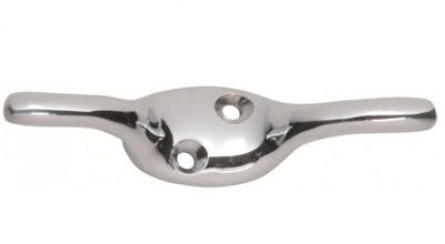 Fort Fasteners Cleat Hooks 75mm Chrome Plated Brass 2 Hooks from B&Q