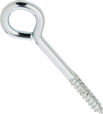 Fort Fasteners Steel Vine Eyes 75mm X 4.4mm (3 Inch) Bzp Pack Of 20 from B&Q