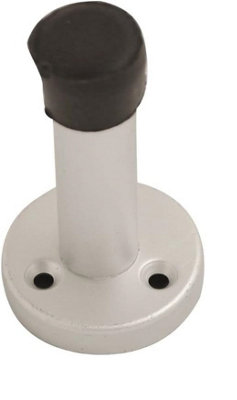 63mm (2.1/2 Inch) Projecting Wall Mounted Pillar Door StopSaa Finish from B&Q