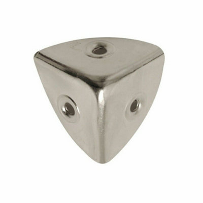 Dzina Case Corners For Wooden Chest Or Flight Case Chest Corners Brass Or Nickel from B&Q