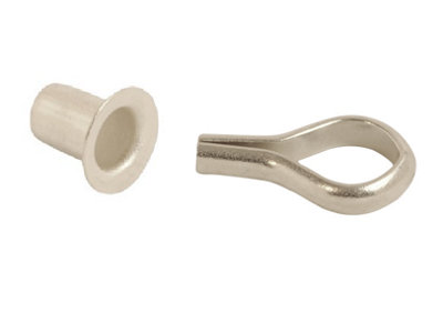 Bookcase Shelf Support Stud And Socket Nickel Plates 1058-1059Pack Of 100 from B&Q