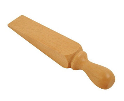 Wooden Beech Wood Door Stop Wedge TraditionalDoor Stopper Stop from B&Q