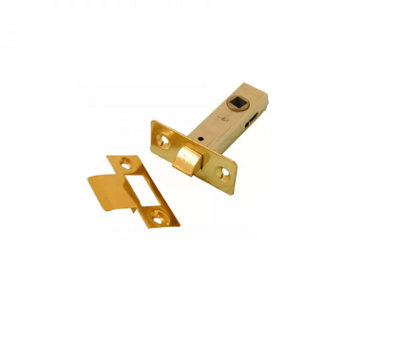 Dzina Tubular Latch Mortice Latch Door Latch Electro Brass Eb 110 mm from B&Q