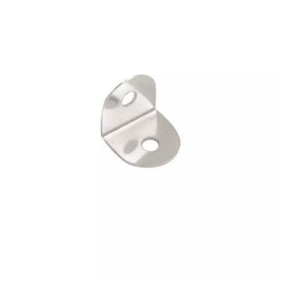 Dzina 19mm Right Angle Bracket L Shape Joining Repair Plate Bracket Corner Brace from B&Q