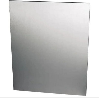 Brushed Satin Stainless Steel Splashback Cooker Kitchen Hob Splash Back Plate 300 X 600 mm from B&Q