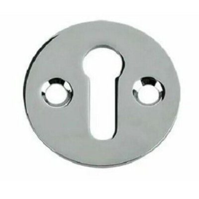 Victorian Escutcheon Open 32mm Chrome from B&Q