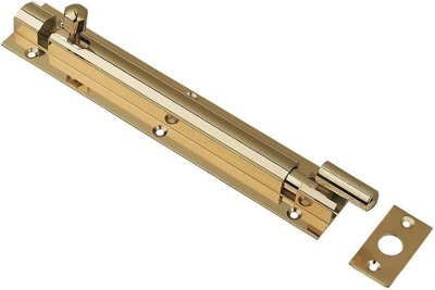 Dzina Barrel Bolt Necked 50mm X 25mm (2 X 1 Inch) Brass Pack Of 1 from B&Q