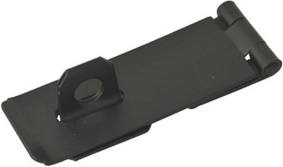 Dzina Hasp And Staple 150mm X 38mm (6 X 1.1/2 Inch) BlackPack Of 1 from B&Q