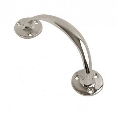 Dzina Bow Pull Handle 150mm 6 Inch Chrome For Internal Doors from B&Q
