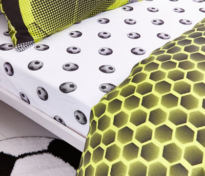 Football Geometric Fitted Sheet - Image 7