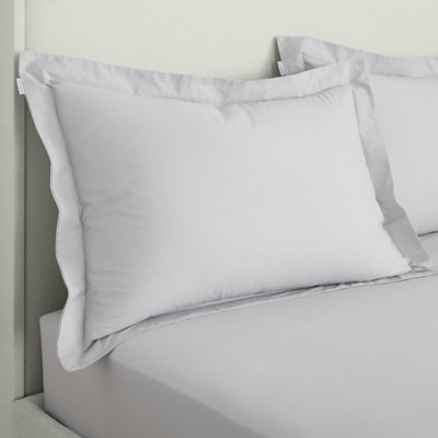 200 Thread Count 100% Cotton Oxford Pillowcase Pair - Image 6