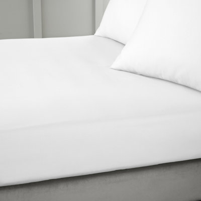 Julian Charles White Bianca 400Tc 100% Cotton Sateen Extra Deep (36Cm) Fitted Sheet - Double - Image 8