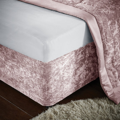 Crushed Velvet Elasticated Divan Base Wrap - Image 7
