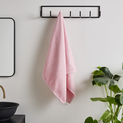 B&Q -  Quick Dry Cotton 50X85 Cm Hand Towel Pink - Image 9