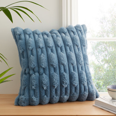 Carved Faux Fur Cushion Cover - Image 8