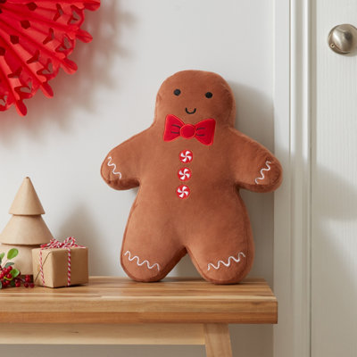 Catherine Lansfield Christmas Gingerbread 3D Cushion - Image 10