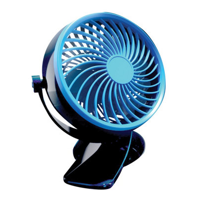 JML Chillmax Go Fan - Black - Portable Rechargeable Cooling Fan with 360 Smart-Spin and Clip - Image 4