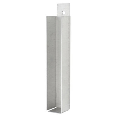 Taskar Galvanized Fence Gravel Board Clip 150 X 25 X 30 mm 1 Pack from B&Q