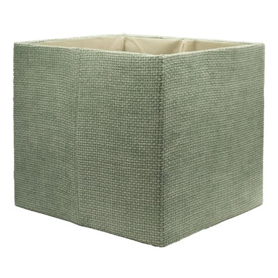 2 Pack Cube Storage InsertPatterned Green33X33X37Cm from B&Q