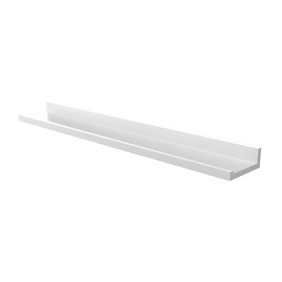 2 Pack Floating Photo ShelfWhite 600mm from B&Q