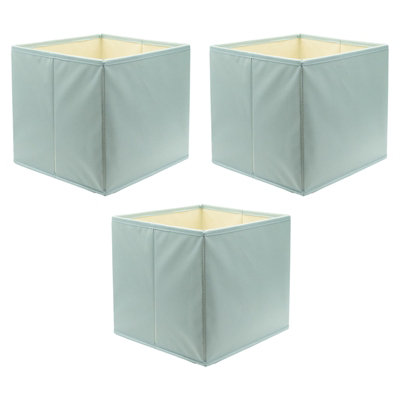 3 Pack Compact Cube InsertsPlain Blue27X27X27Cm from B&Q