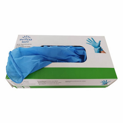 Site Nitrile Disposable Gloves MediumPack Of 100 from B&Q
