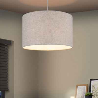 Aspen Cream Elegant Round Lamp Shade (D)30Cm from B&Q