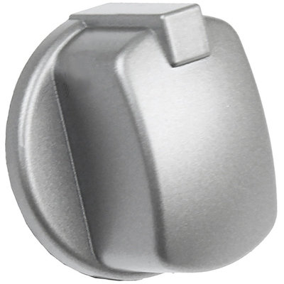 Spares2Go Control Knob Switch Button For Indesit Oven Cooker (Silver / Inox) from B&Q