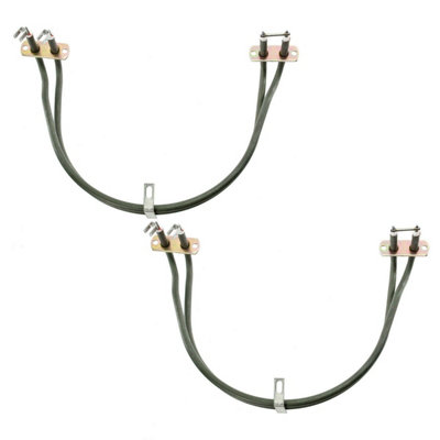 Spares2Go Heating Element Compatible With Bosch Neff Siemens Oven Cooker (1700WPack Of 2) from B&Q