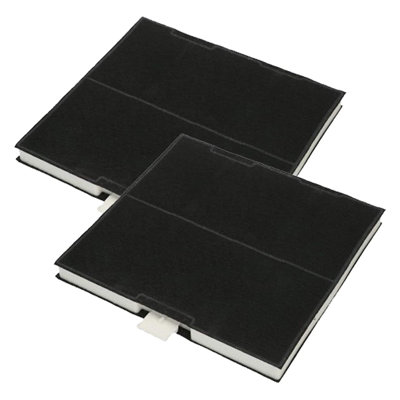 Spares2Go Anti-Odour Carbon Filter Compatible With Neff Cooker Hood (220 X 235 X 21mmPack Of 2) from B&Q