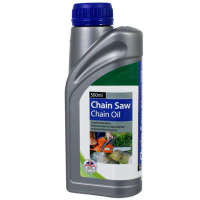 B&Q -  Universal Chainsaw Chain Oil Lubricant 500Ml Bottle