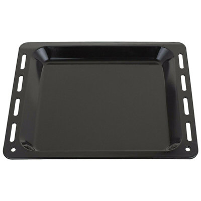 Spares2Go Oven Baking Tray Large Enamelled Pan Cooker Stove (448mm X 360mm X 25mm) from B&Q